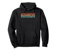 Retro Plantas Suculentas - Vintage Jardinería De Cactus Sudadera con Capucha