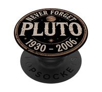 Retro Pluto EST. 1930-2006 Espacio 2026 PopSockets PopGrip Adhesivo
