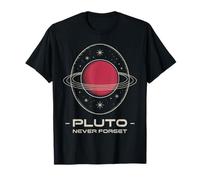 Retro Plutón Nunca Olvides Planeta Clásico Plutón Nostalgia Camiseta