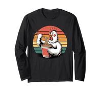 Retro Pollo Fideos Instantáneos en Vaso Pollos Manga Larga