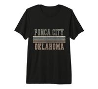 Retro Ponca City Oklahoma Camiseta Premium