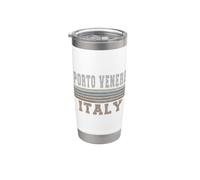Retro Porto Venere Italia Vaso térmico de acero inoxidable de doble pared