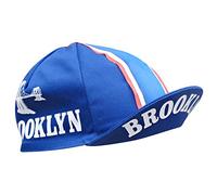 Retro Prestige Team - Gorras de Ciclismo (Brooklyn), Azul, Talla única
