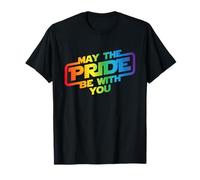 Retro Pride Be with You Rainbow Queer Gay CSD Party LGBTQ Camiseta