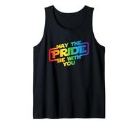 Retro Pride Be with You Rainbow Queer Gay CSD Party LGBTQ Camiseta sin Mangas