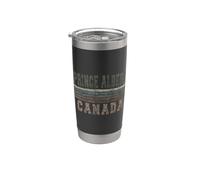 Retro Prince Albert Canadá Vaso térmico de acero inoxidable de doble pared