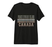 Retro Prince Edward Island Canadá Camiseta Premium