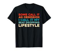 Retro Producción Musical - Tecnología Vintage Caja De Ritmo Camiseta