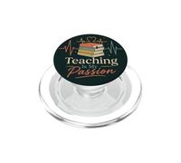 Retro Profesor Libro Amante Aula Pasión Lectura PopSockets PopGrip para MagSafe