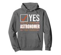 Retro Profession I'm The Astronomer Sudadera con Capucha, Unisex para Adultos, Asfalto, M