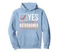 Retro Profession I'm The Astronomer Sudadera con Capucha, Unisex para Adultos, Azul Polvoriento, XL