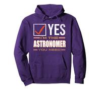 Retro Profession I'm The Astronomer Sudadera con Capucha, Unisex para Adultos, Morado, S