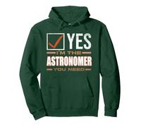 Retro Profession I'm The Astronomer Sudadera con Capucha, Unisex para Adultos, Verde Bosque, XXL