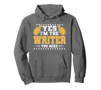 Retro Profession I'm The Writer Sudadera con Capucha, Unisex para Adultos, Asfalto, S