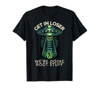 Retro Programador UFO Linux Computadora G dmin Camiseta