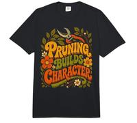 Retro Pruning Builds Character Gardening Scissors Joke Comfort Colors Adult Heavyweight T-Shirt