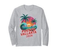 Retro Puerto Vallarta 2026 Chicas Viaje Surfing Vacaciones Manga Larga