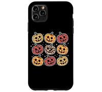 Retro Pumpkin Cute Faces Halloween Fall Carcasa para iPhone 11 Pro MAX