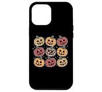 Retro Pumpkin Cute Faces Halloween Fall Carcasa para iPhone 12 Pro MAX