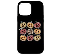 Retro Pumpkin Cute Faces Halloween Fall Carcasa para iPhone 13 Pro MAX
