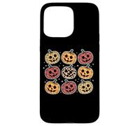Retro Pumpkin Cute Faces Halloween Fall Carcasa para iPhone 15 Pro MAX