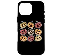 Retro Pumpkin Cute Faces Halloween Fall Carcasa para iPhone 16 Pro MAX