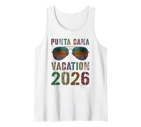 Retro Punta Cana Vacation 2026 Viaje Crucero Viaje Coincidencia Camiseta sin Mangas