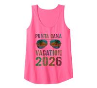 Retro Punta Cana Vacation 2026 Viaje Crucero Viaje Coincidencia Camiseta sin Mangas