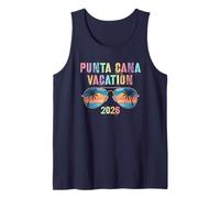 Retro Punta Cana Vacation 2026 Viaje Crucero Viaje Coincidencia Camiseta sin Mangas