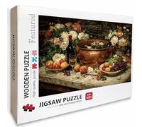 Retro Puzzle Madera, Fruta Puzzle 1000 Piezas Adultos con Compact Box 75x50cm, Rompecabezas Desafiante, Juegos de Rompecabezas Creativos para Hombres Mujeres Adolescente, Regalos para niñas, R-6752