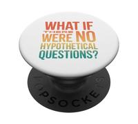 Retro ¿Qué pasaría si no hubiera Preguntas hipotéticas PopSockets PopGrip Adhesivo