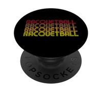 Retro Racquetball Vintage 70s Style Design PopSockets PopGrip Adhesivo