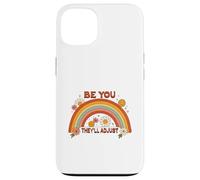 Retro Rainbow Be You They 'll Adjust Artwork Carcasa para iPhone 13