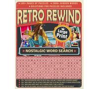 Retro Rewind, Nostalgic Word Search in Large Print