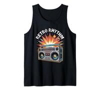 Retro Rhythm Pop Culture Retro Videojuego Camiseta sin Mangas