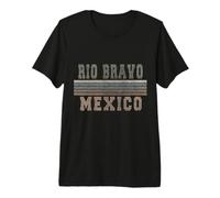 Retro Rio Bravo México Camiseta Premium