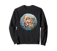 Retro Rock Gnome Graphic For Men And Women Vintage Hardrock Sudadera
