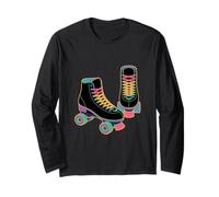 Retro Roller Skate Zapatos Patinaje Manga Larga