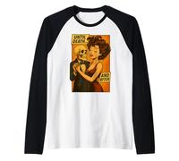 Retro Romántico Hasta La Muerte Y Después De La Danza Más Allá Del Tiempo Camiseta Manga Raglan