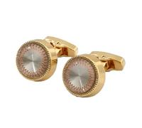 Retro Round Cufflinks for Men, Personalized French Cuff Links for Business Banquet Shirts & Fashion Accessories(1 UK)