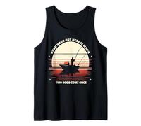 Retro Rush Hour Aquí Cuando Dos Cañas A La Vez Divertido Pesca Camiseta sin Mangas