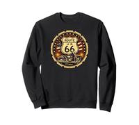 Retro Ruta 66 Viaje por carretera Vintage Aventura Sudadera
