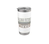 Retro Salinas Victoria México Vaso térmico de acero inoxidable de doble pared