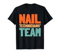 Retro Salón Equipo Cuidado Manicura Vintage Técnico De Uñas Camiseta