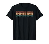 Retro Salud Equipo - Enfermera De Enfermedades Infecciosas Camiseta