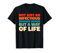 Retro Salud - Vintage Enfermera De Enfermedades Infecciosas Camiseta