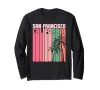 Retro San Francisco California Surf Vintage Playa Dorado 510 Manga Larga
