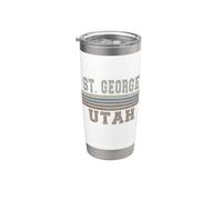 Retro San Jorge Utah Vaso térmico de acero inoxidable de doble pared