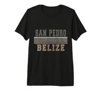 Retro San Pedro Belice Camiseta Premium