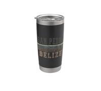 Retro San Pedro Belice Vaso térmico de acero inoxidable de doble pared